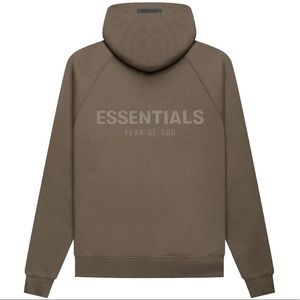 2022 NWT Fear Of God Essentials Harvest Brown Hoodie Sz M